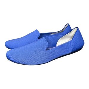 Rothy’s The Loafer Cornflower Blue round toe slip on flats size 9.5